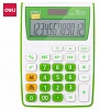 Калькулятор настольный Deli E1122 GRN зеленый 12-разр.
